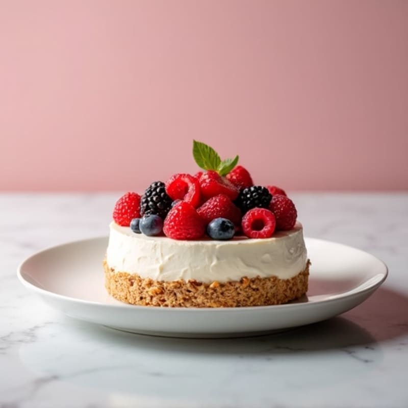 Creamy Greek Yogurt Protein Cheesecake