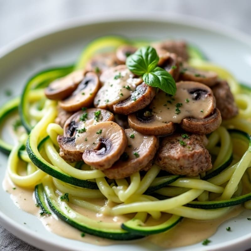 Creamy Greek Yogurt Beef Stroganoff with Mushrooms