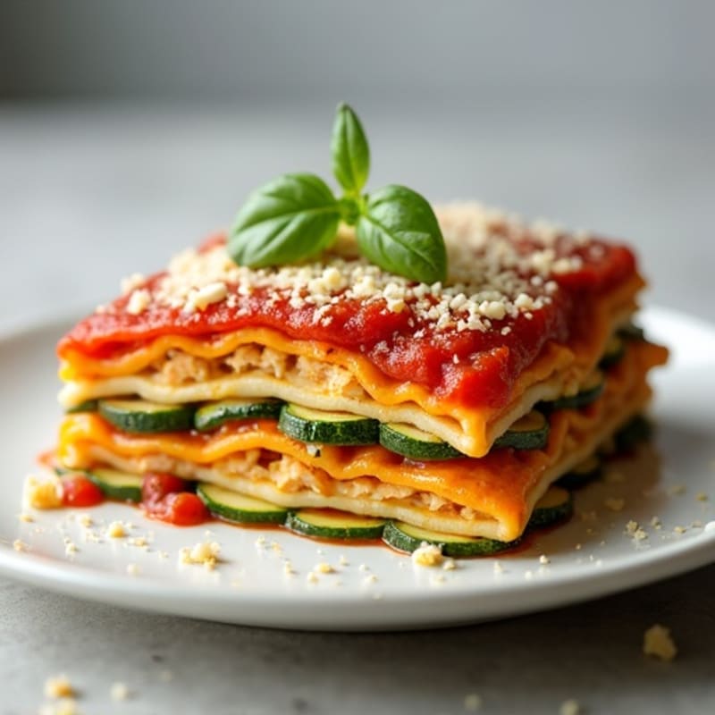 Lean Turkey Zucchini Lasagna