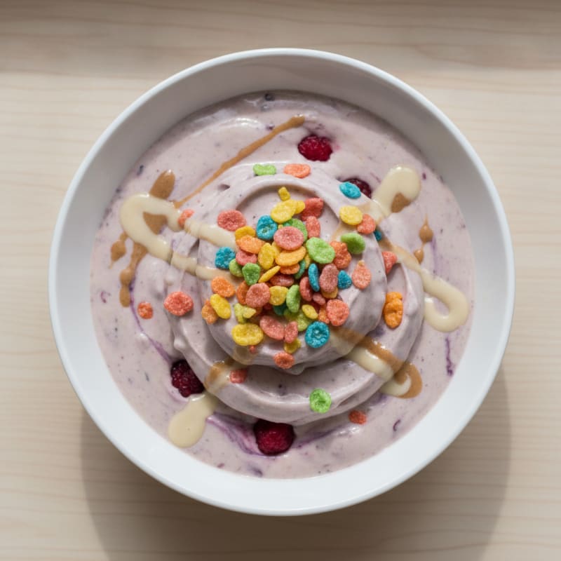 Fruity Pebble Protein Smoothie