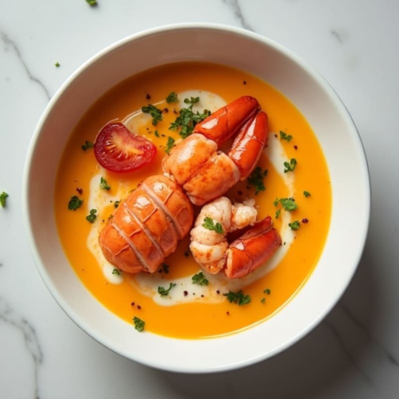 Lightened Silky Lobster Bisque