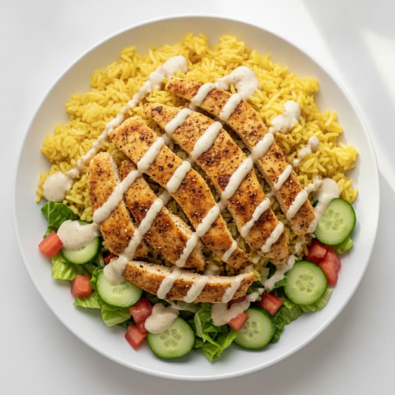 Chicken Shawarma Rice Bowl