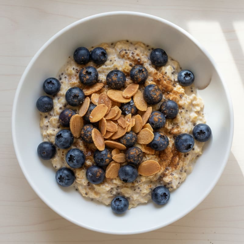 Berry Almond Overnight Oats