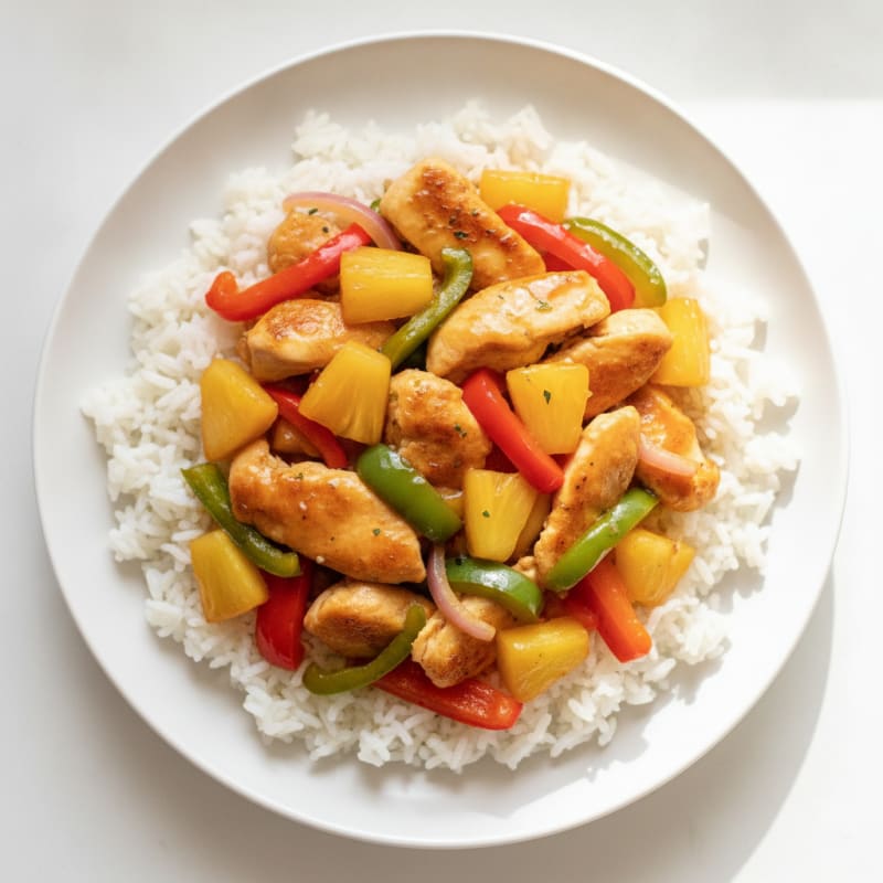 Sweet and Sour Chicken with Pineapple