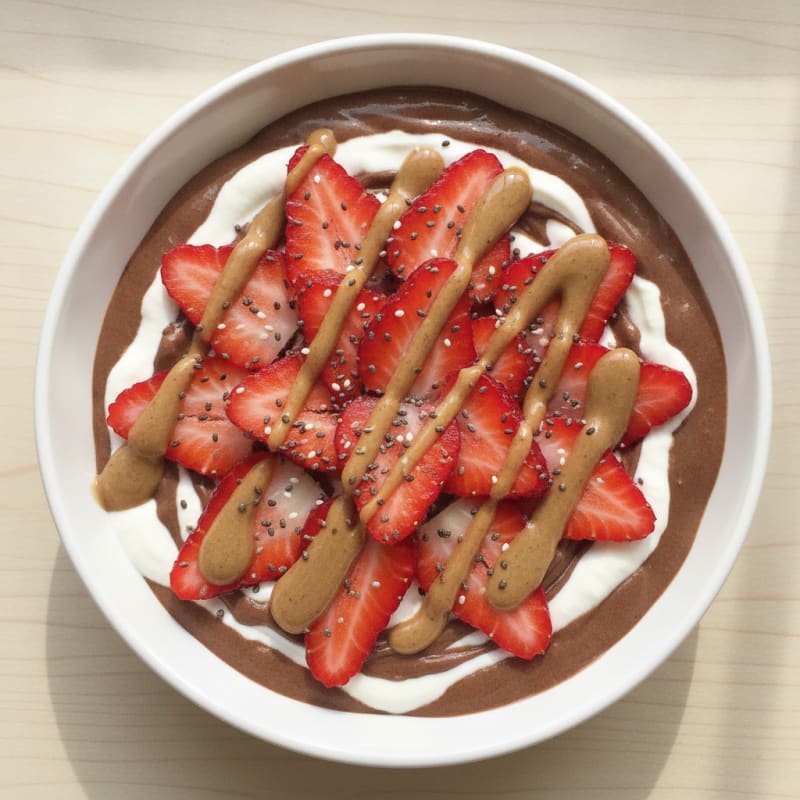 Silky Chocolate Protein Pudding with Greek Yogurt