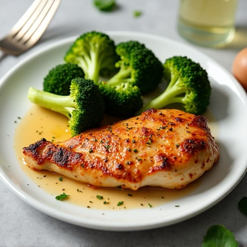 Sheet Pan Roasted Chicken and Crispy Broccoli