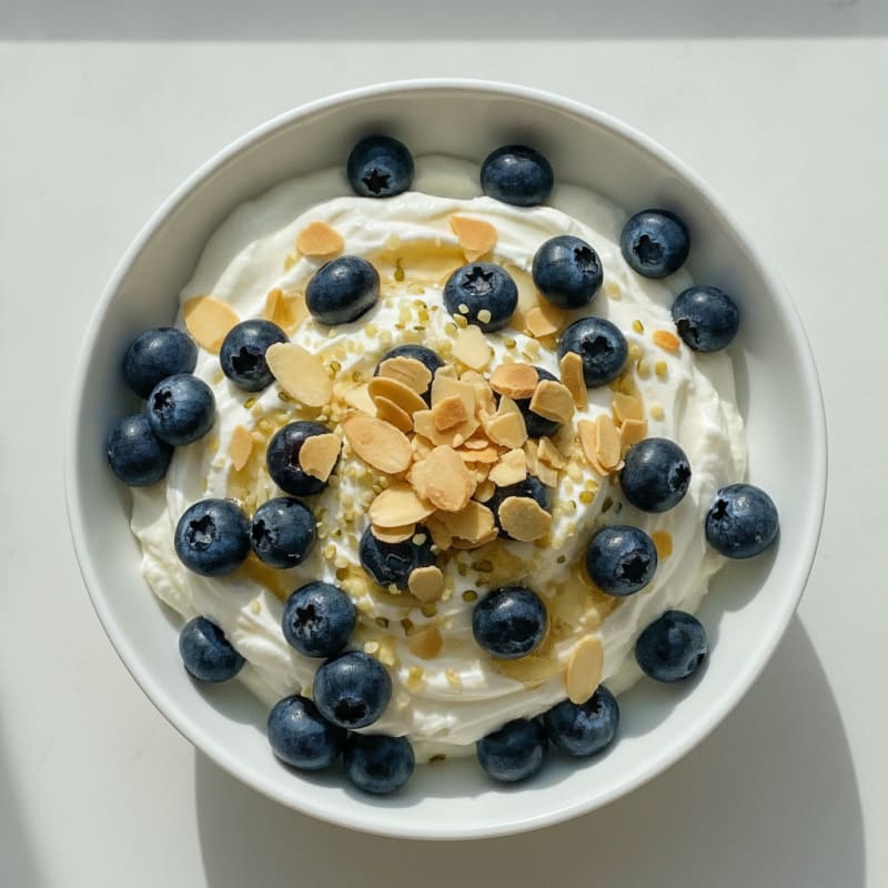 Greek Yogurt Protein Parfait with Berries
