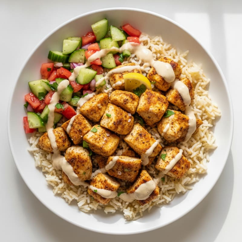 Chicken Shawarma Rice Bowl