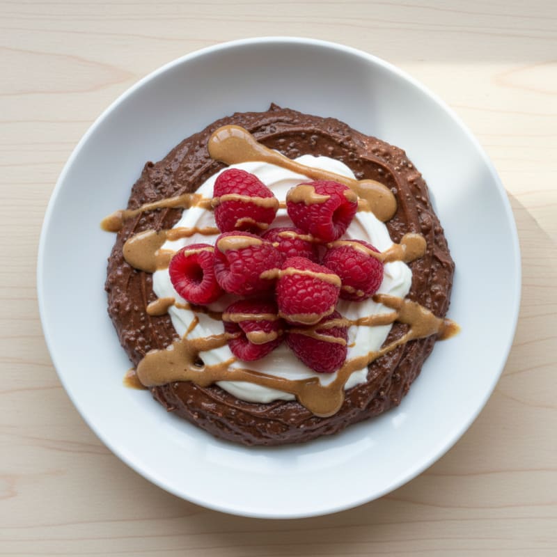 Creamy Protein Chocolate Pudding with Greek Yogurt
