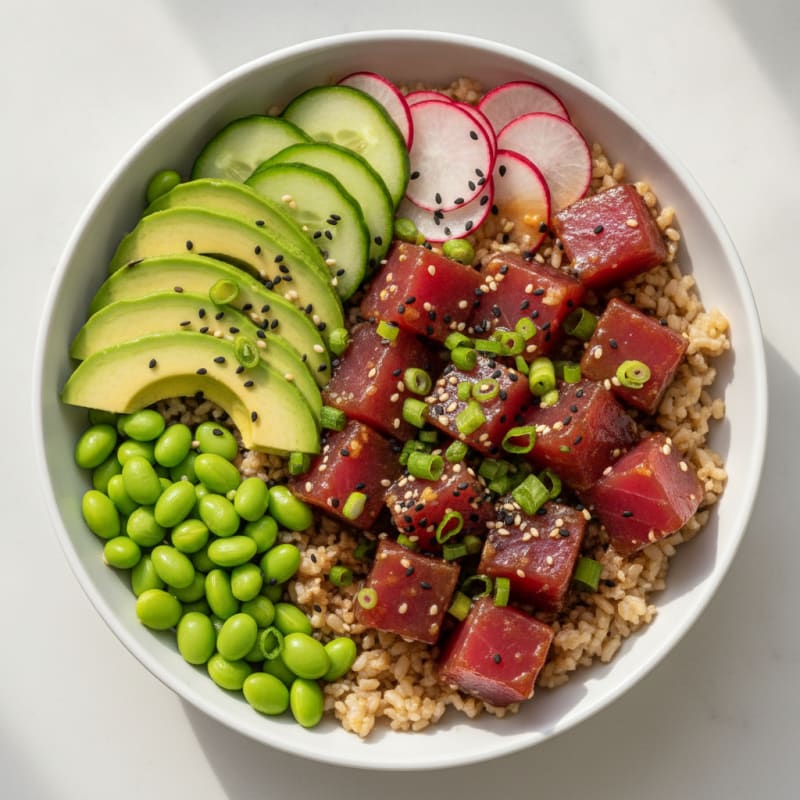 Ahi Tuna Poke Bowl