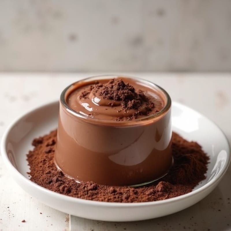 Silky Chocolate Protein Pudding with Greek Yogurt