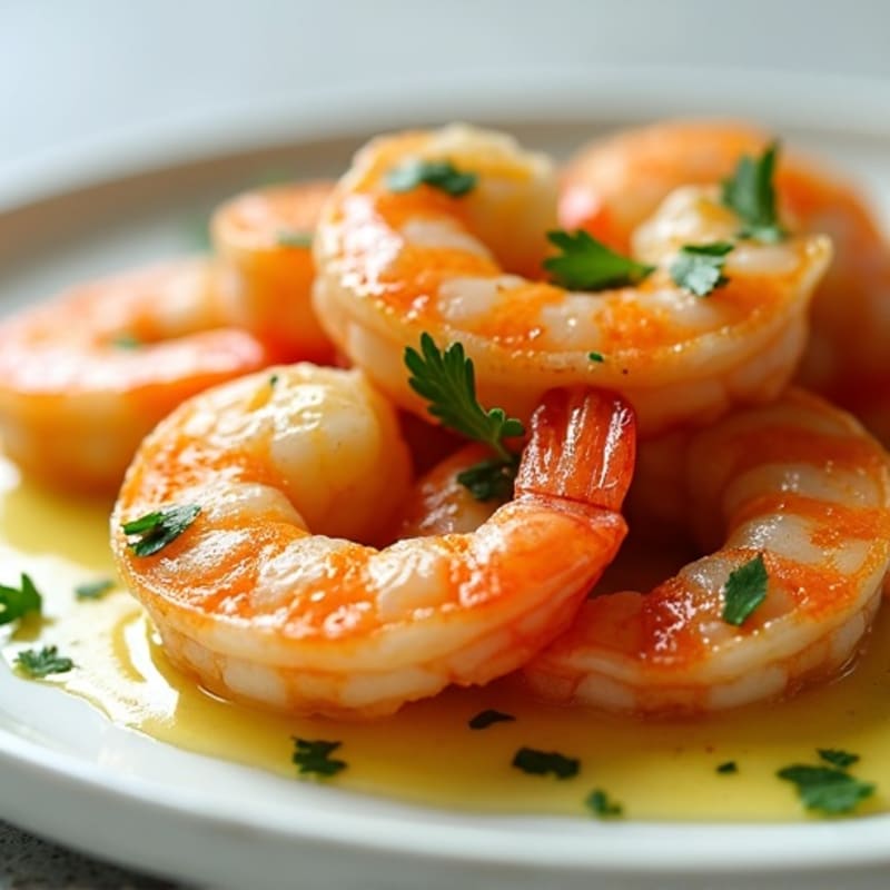 Juicy Pan-Seared Shrimp with Garlic Lemon Butter