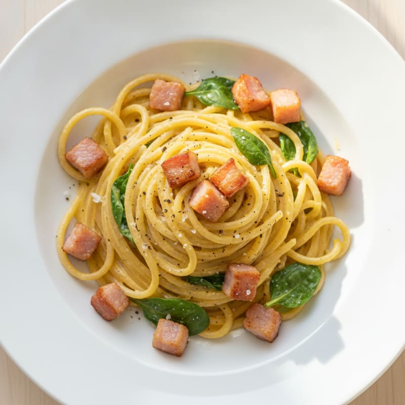 Classic Carbonara with Pancetta and Egg