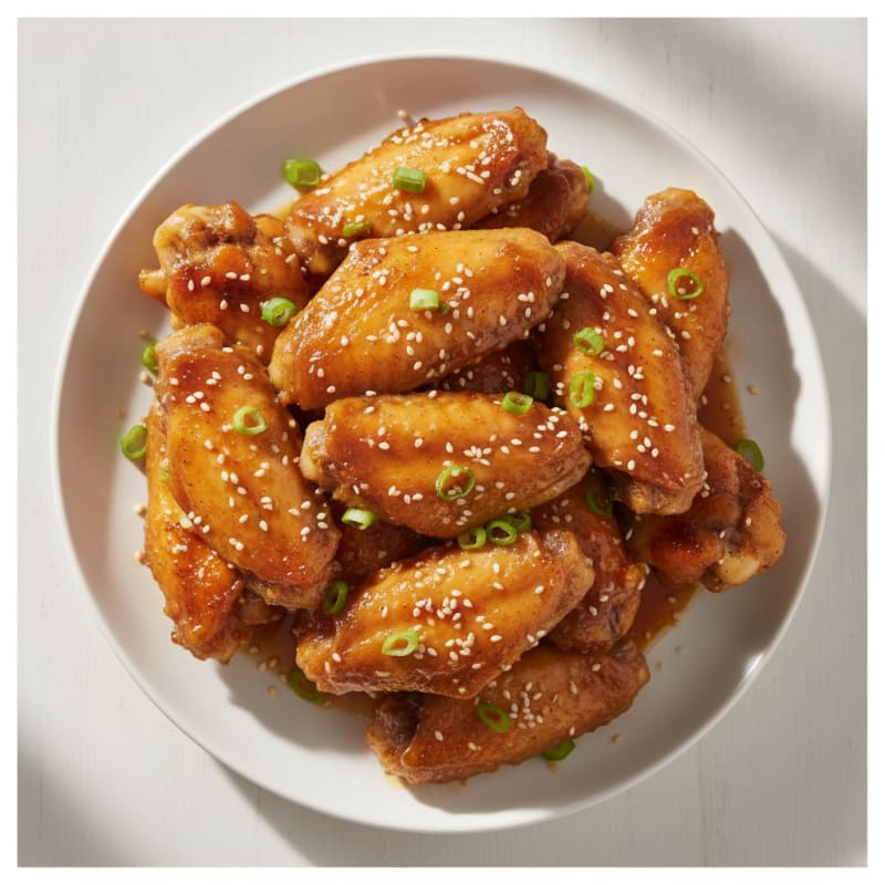 Honey-Garlic Glazed Chicken Wings