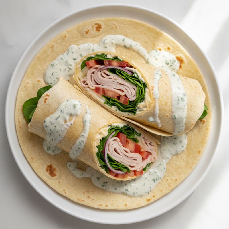 Deli Sliced Turkey Creamy Wrap