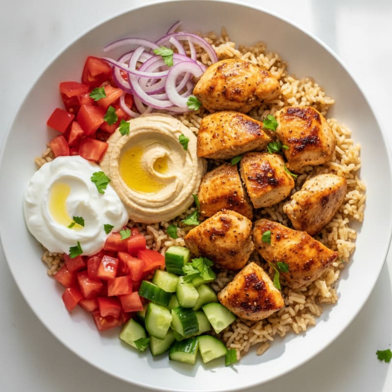 Chicken Shawarma Rice Bowl