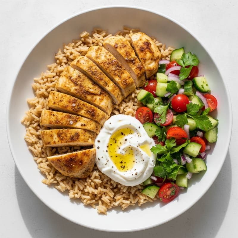 Chicken Shawarma Rice Bowl