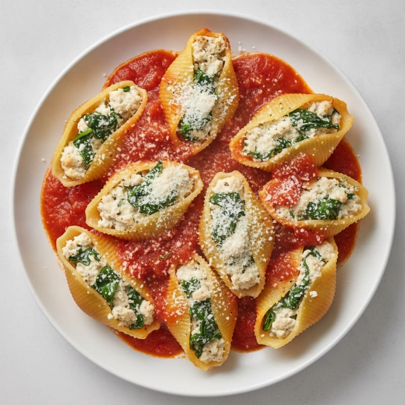 Spinach & Ricotta Stuffed Shells