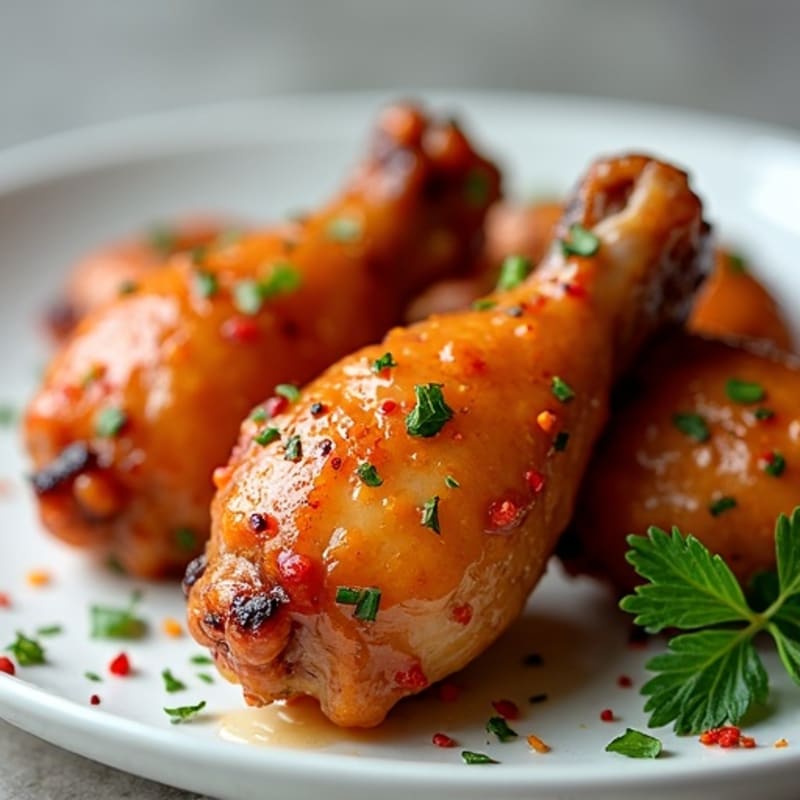 Crispy Baked Honey Garlic Chicken Wings