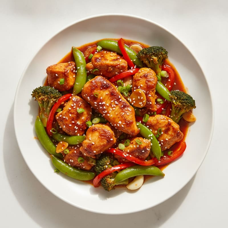 Spicy Gochujang Chicken Stir-Fry