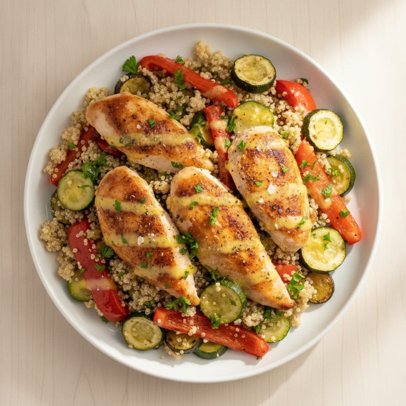 Quinoa Salad with Roasted Vegetables