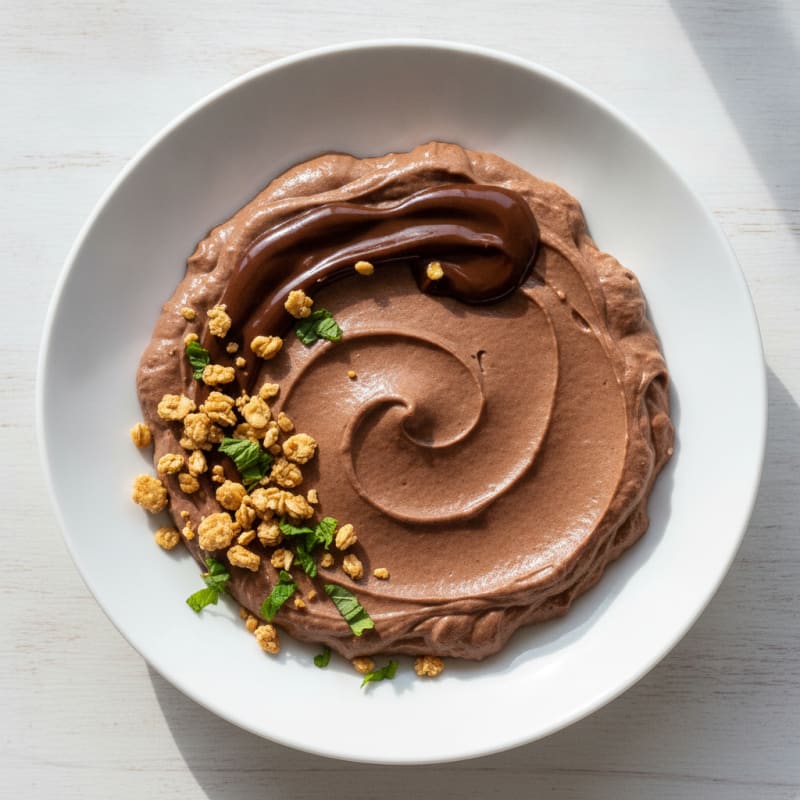 Creamy Cottage Cheese and Chocolate Protein Pudding