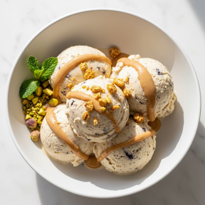 Vanilla Bean Breakfast Ice Cream
