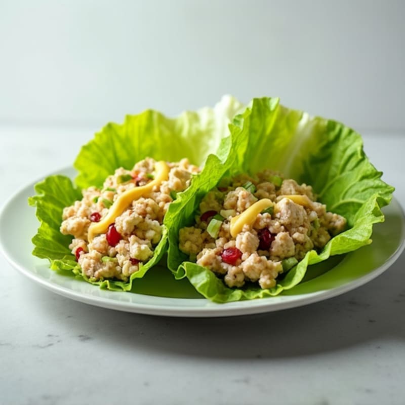 Tuna Salad Lettuce Wraps