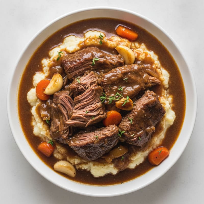 Slow-Cooked Beef with Rich Gravy
