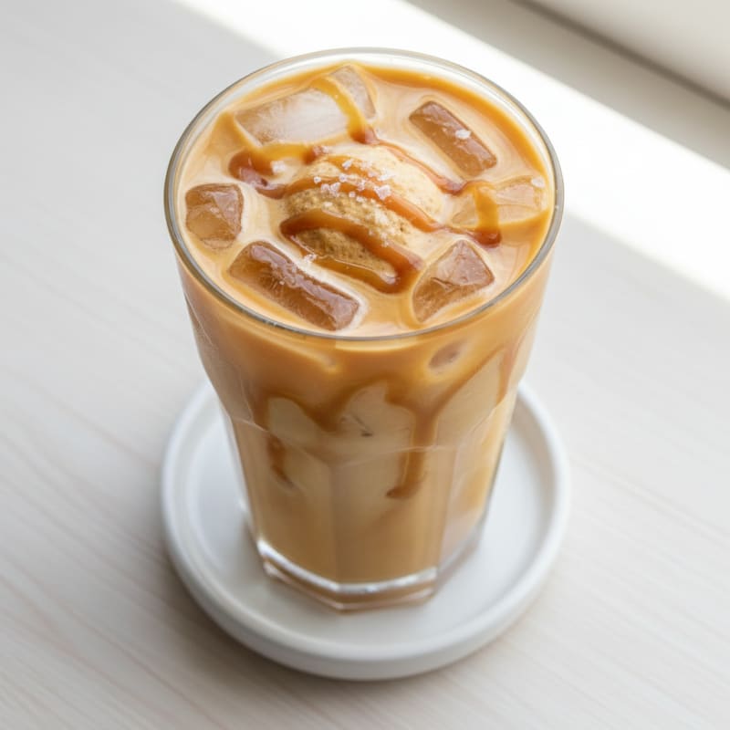 Caramel Almond Milk Iced Coffee