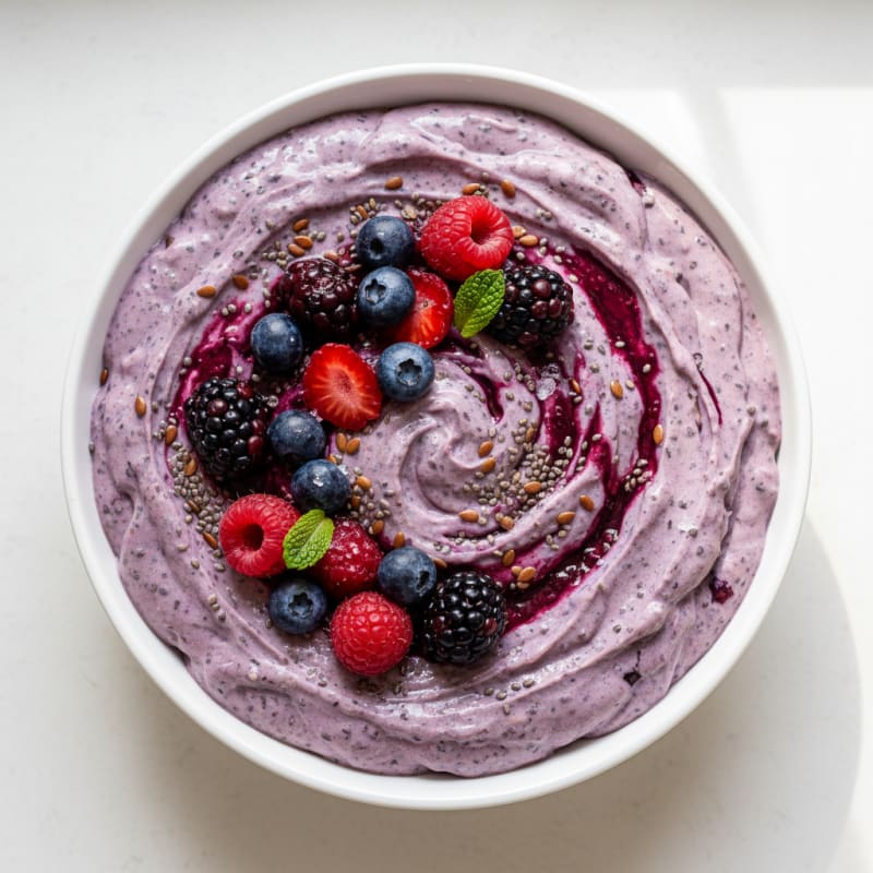 Berry Chia Seed Pudding