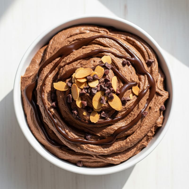 Protein Chocolate Mousse with Silken Tofu and Almond Butter