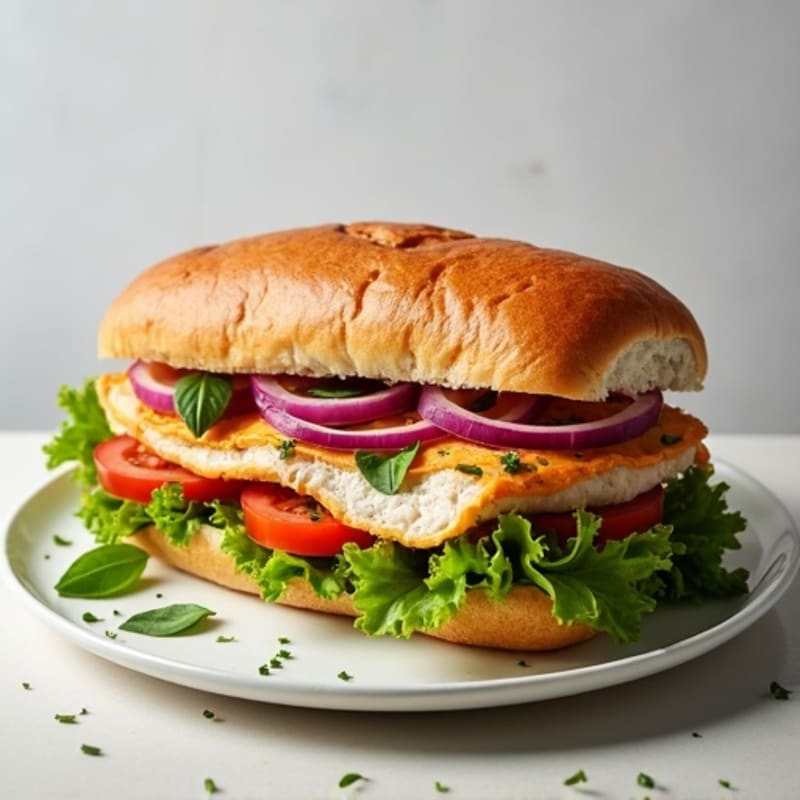 Lean Turkey Italian Sub with Fresh Herbs