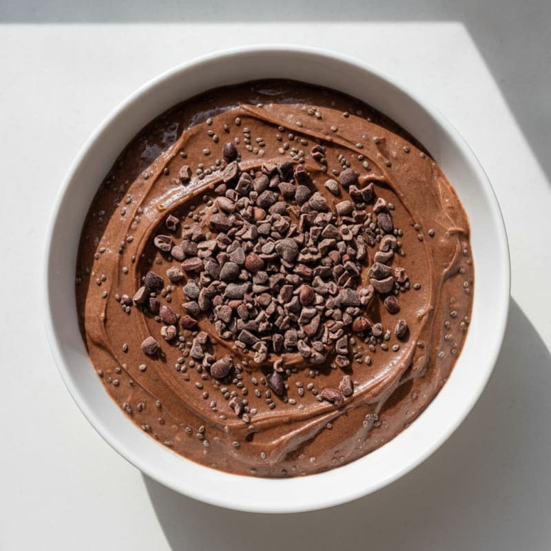 Protein Chocolate Kefir Pudding