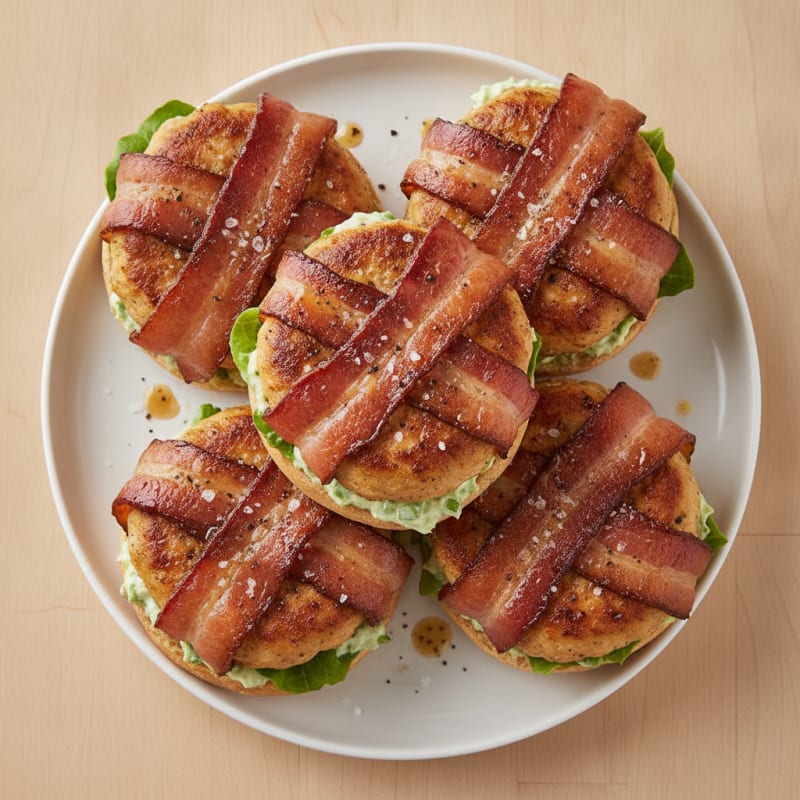Bacon-Wrapped Jalapeño Chicken Sliders