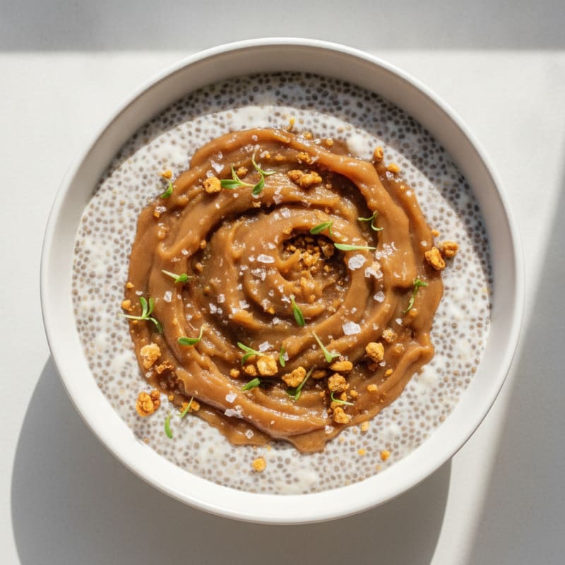 Salted Caramel Chia Seed Pudding