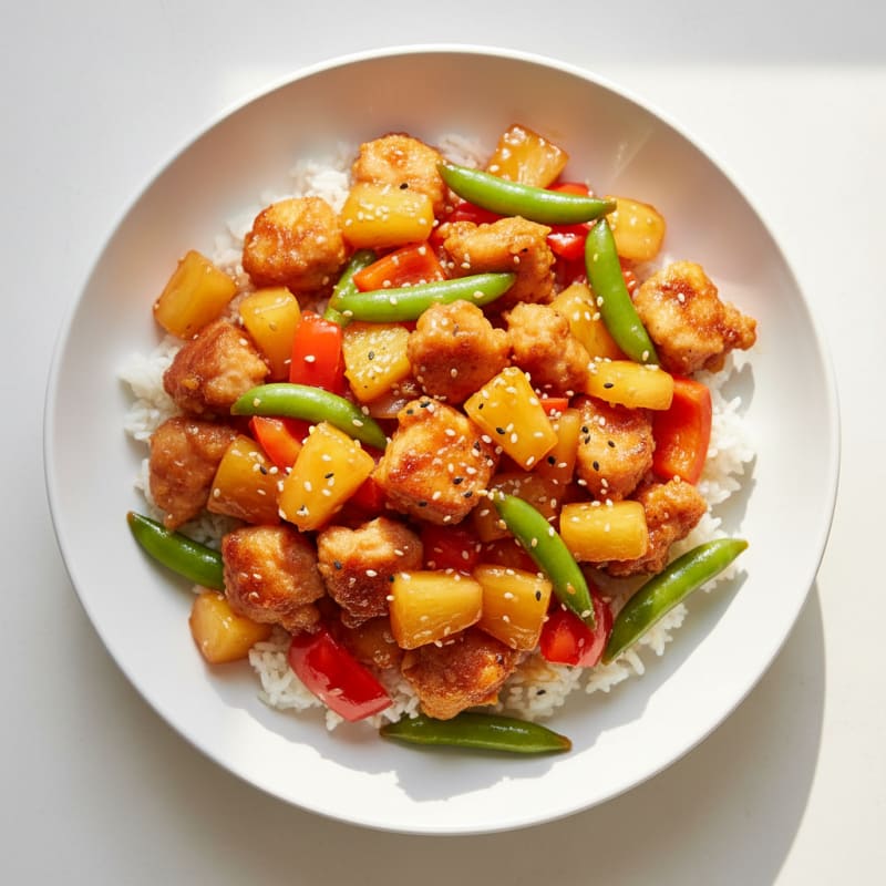 Crispy Sweet and Sour Chicken Stir-Fry