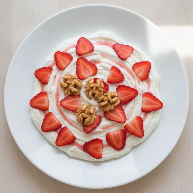Silky Greek Yogurt Protein Mousse with Berries
