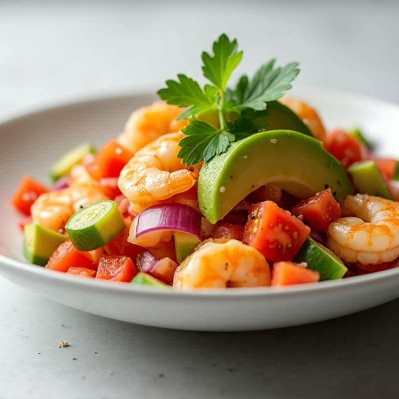 Fresh Citrus Shrimp and Avocado Ceviche