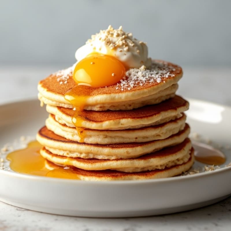 Fluffy Almond-Oat Blender Pancakes