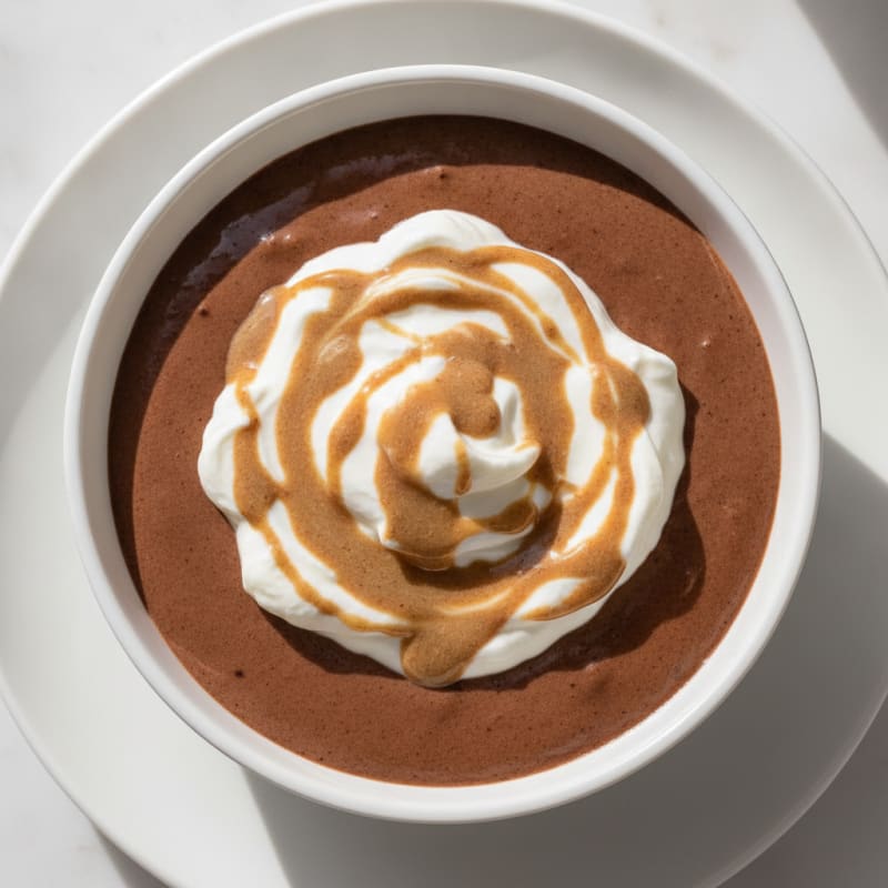 Silky Chocolate Protein Pudding with Greek Yogurt