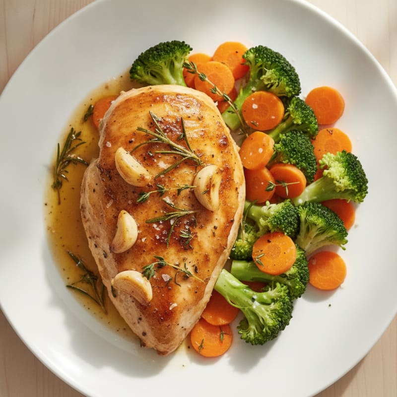 Garlic Herb Roasted Chicken