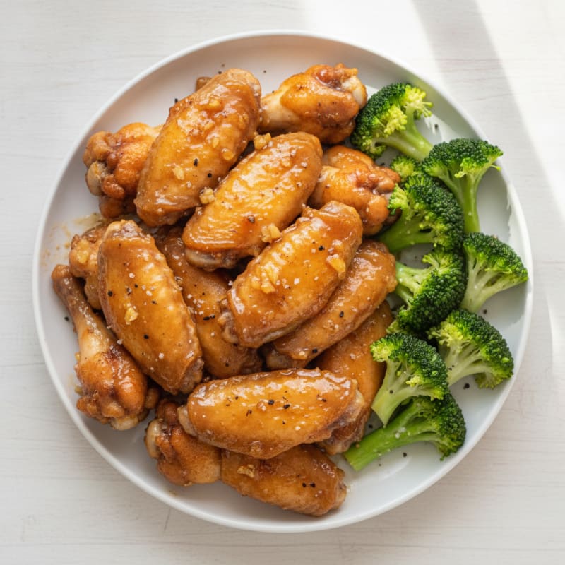Honey-Garlic Glazed Chicken Wings