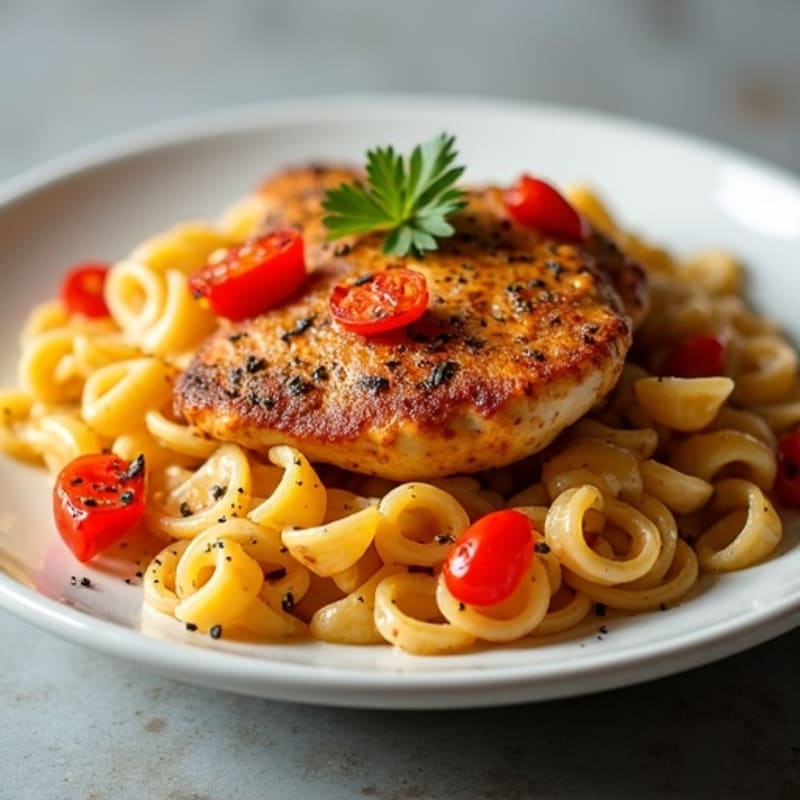 Creamy Spicy Cajun Chicken Pasta