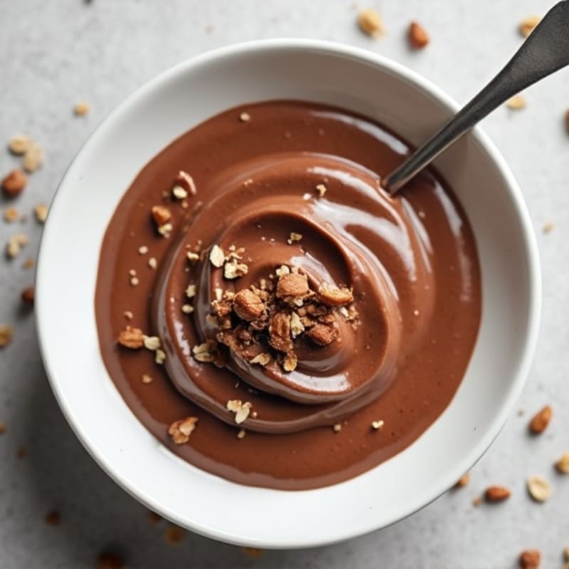 Silky Chocolate Protein Pudding with Greek Yogurt
