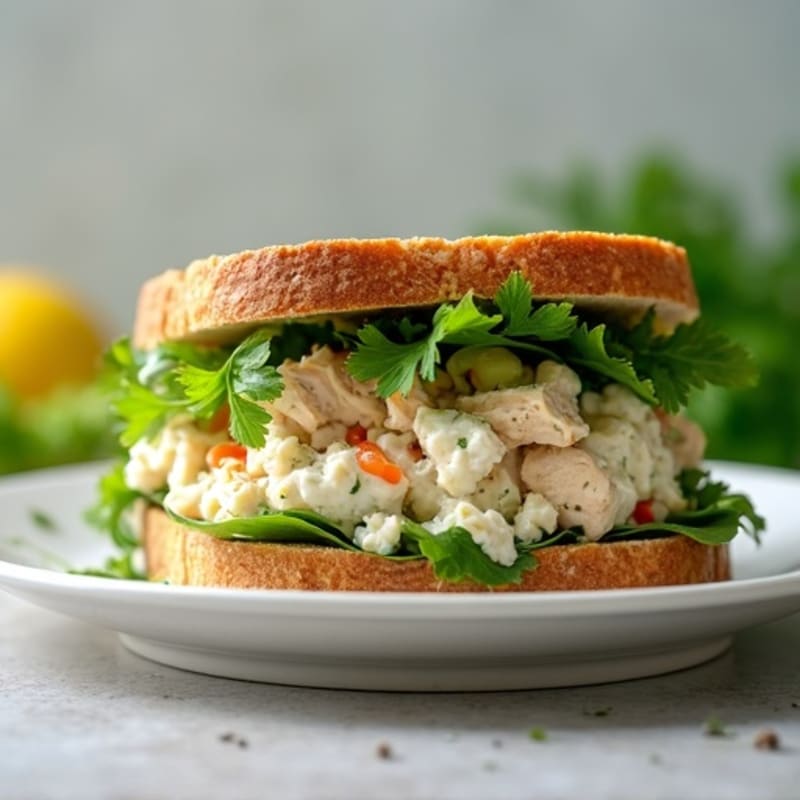Fresh Herb Chicken Salad Sandwich