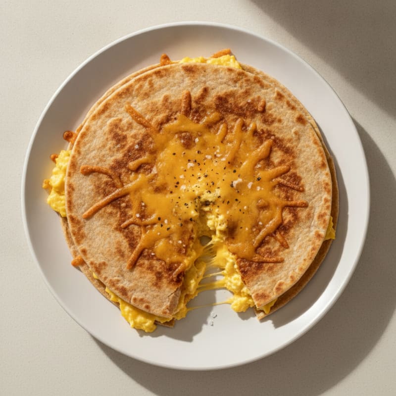 Cheesy Egg Breakfast Tortilla
