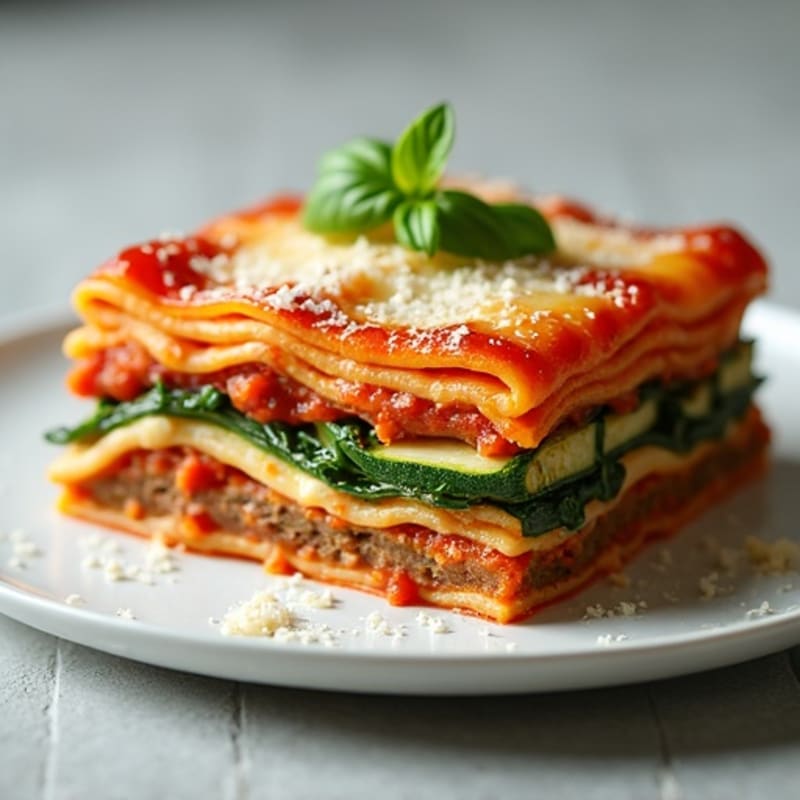 Hearty Layered Vegetable Lasagna