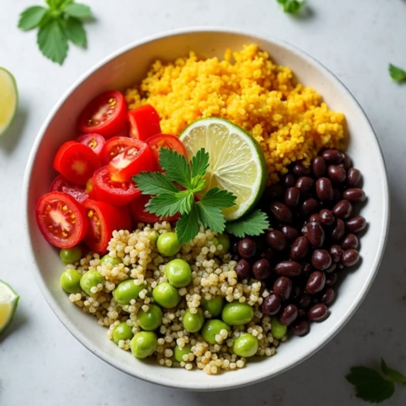 Zesty Lime Quinoa Black Bean Bowl