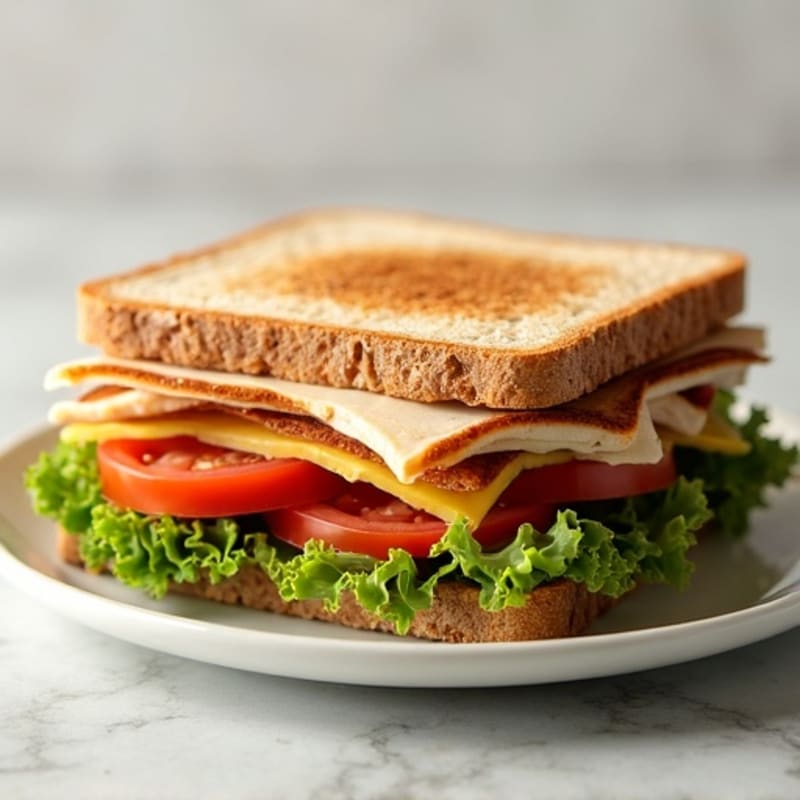 Healthy Turkey Club Sandwich